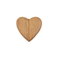 Wooden Heart Shape Magnetic Ring Box - 7in