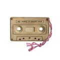 We Make A Great Mix Wooden Mixtape - Yellow