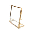 Square Brass Standing Frame 5x5