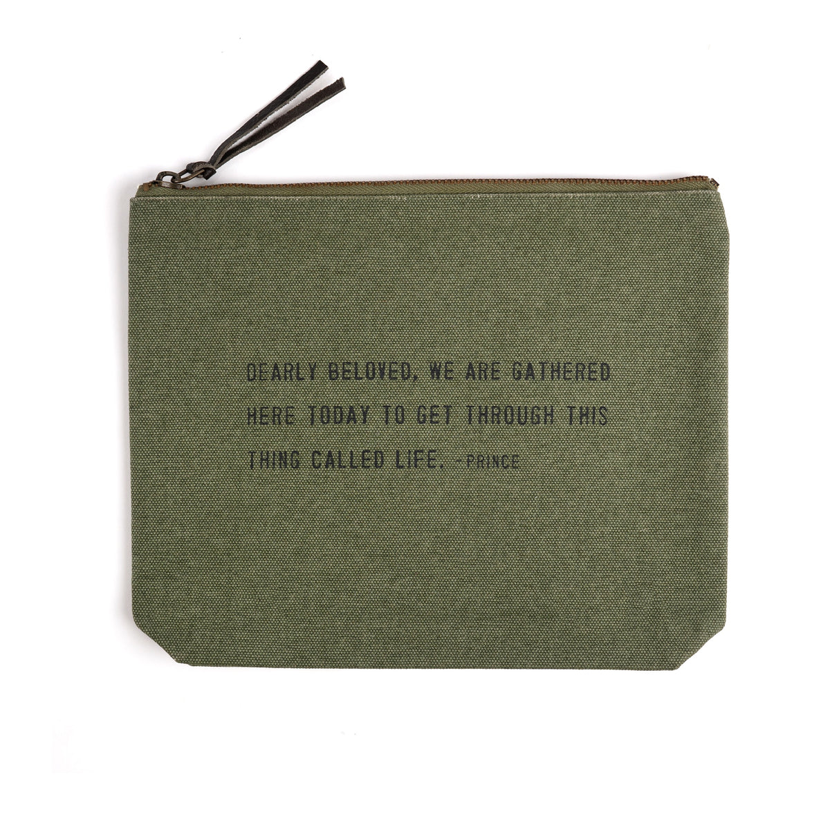 Rosemary Canvas Zip Bag