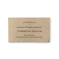 50 Gathered Thoughts- Parenting Edition on Handmade Paper