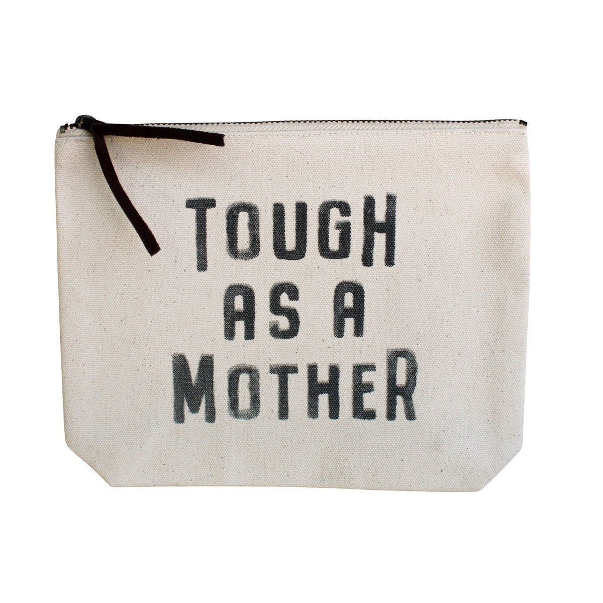 Cream Canvas Zip Bag