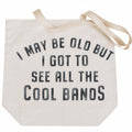Cool Bands Canvas Tote