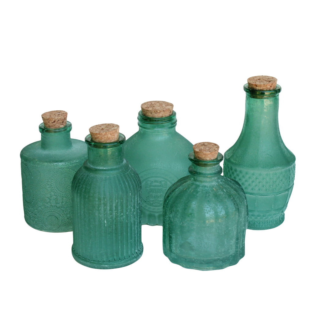 Frosted Glass Bottle - Single