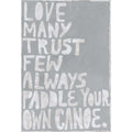 Paddle Your Own Canoe Art Print - Gallery Wrap