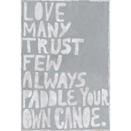 Paddle Your Own Canoe Art Print - Gallery Wrap