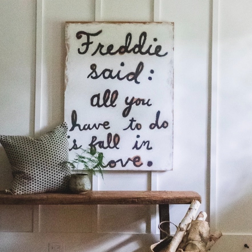 Freddie Said Art Print