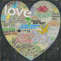 Choose Love Art Print in Black - Multi Panel
