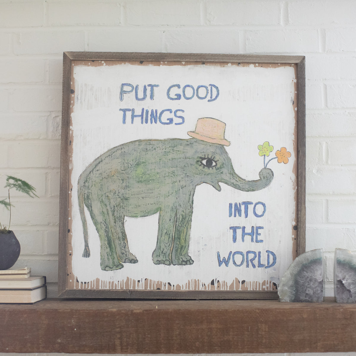 Good Things Elephant Art Print