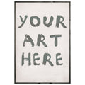 Your Art Here - Custom Grey Wood