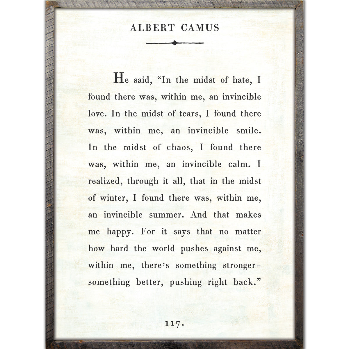 Albert Camus Art Print - Book Collection