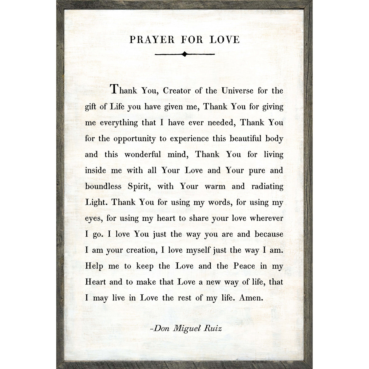 Prayer For Love Art Print - Poetry Collection
