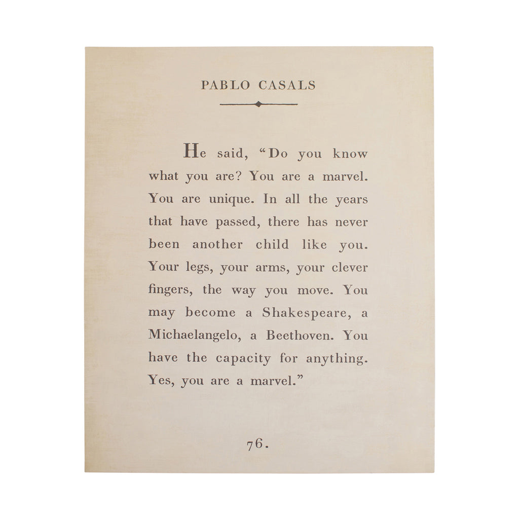 Pablo Casals Art Poster