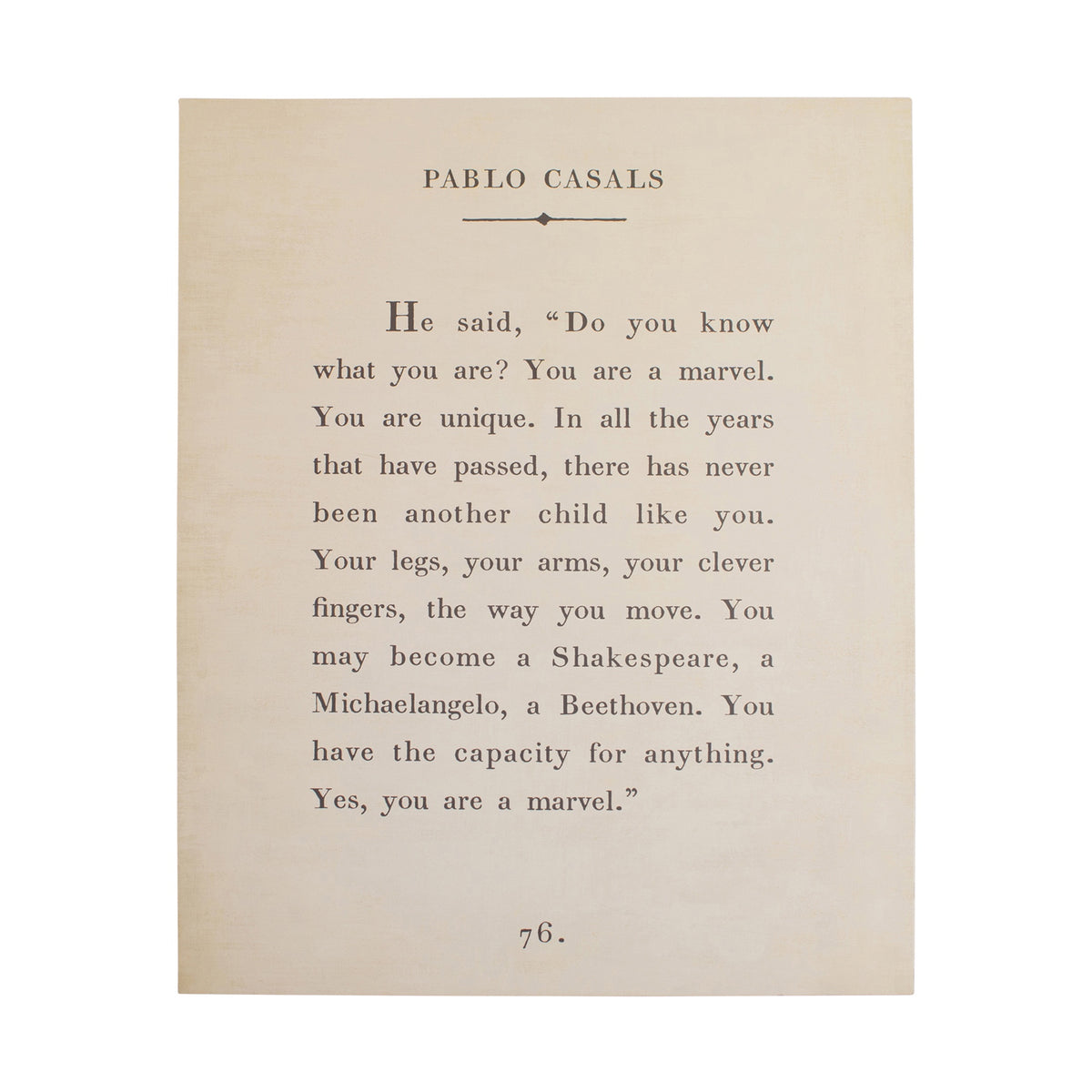Pablo Casals Art Poster