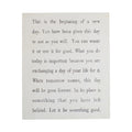This Is The Beginning Art Poster - 12x16
