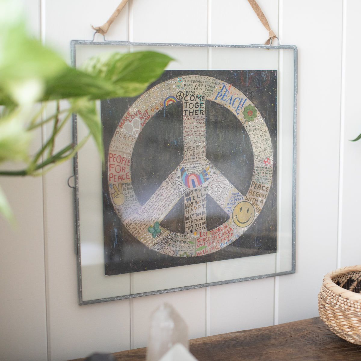 Choose Peace Art Poster - 8x8