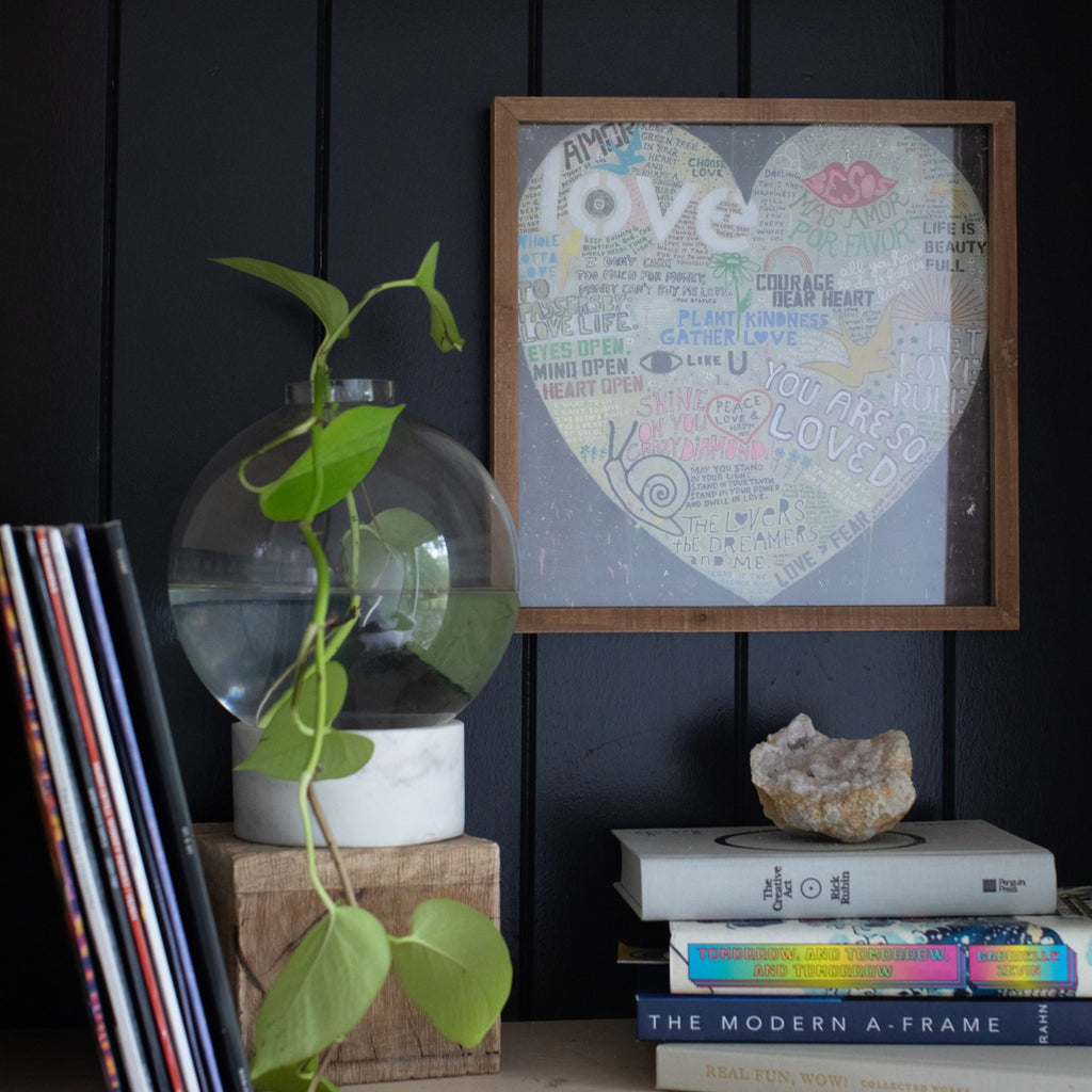 Choose Love Art Poster - 12x12