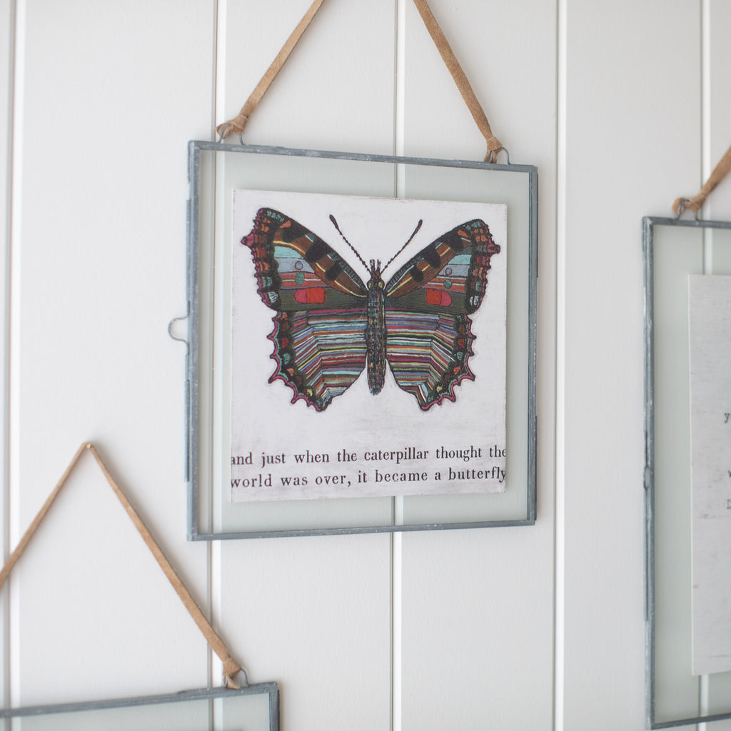 Butterfly Art Poster - 8x8