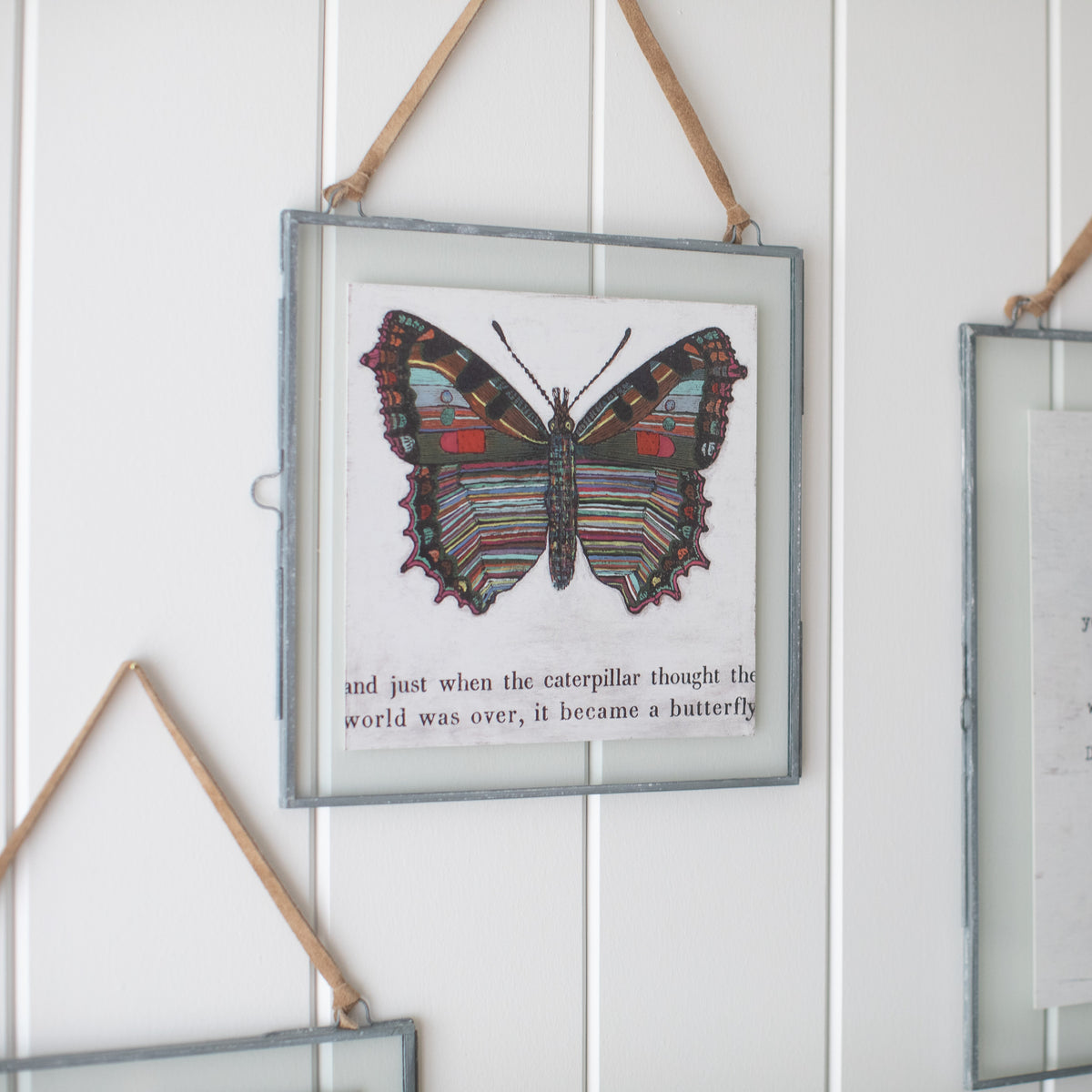 Butterfly Art Poster - 8x8