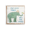 Good Things Elephant Art Poster