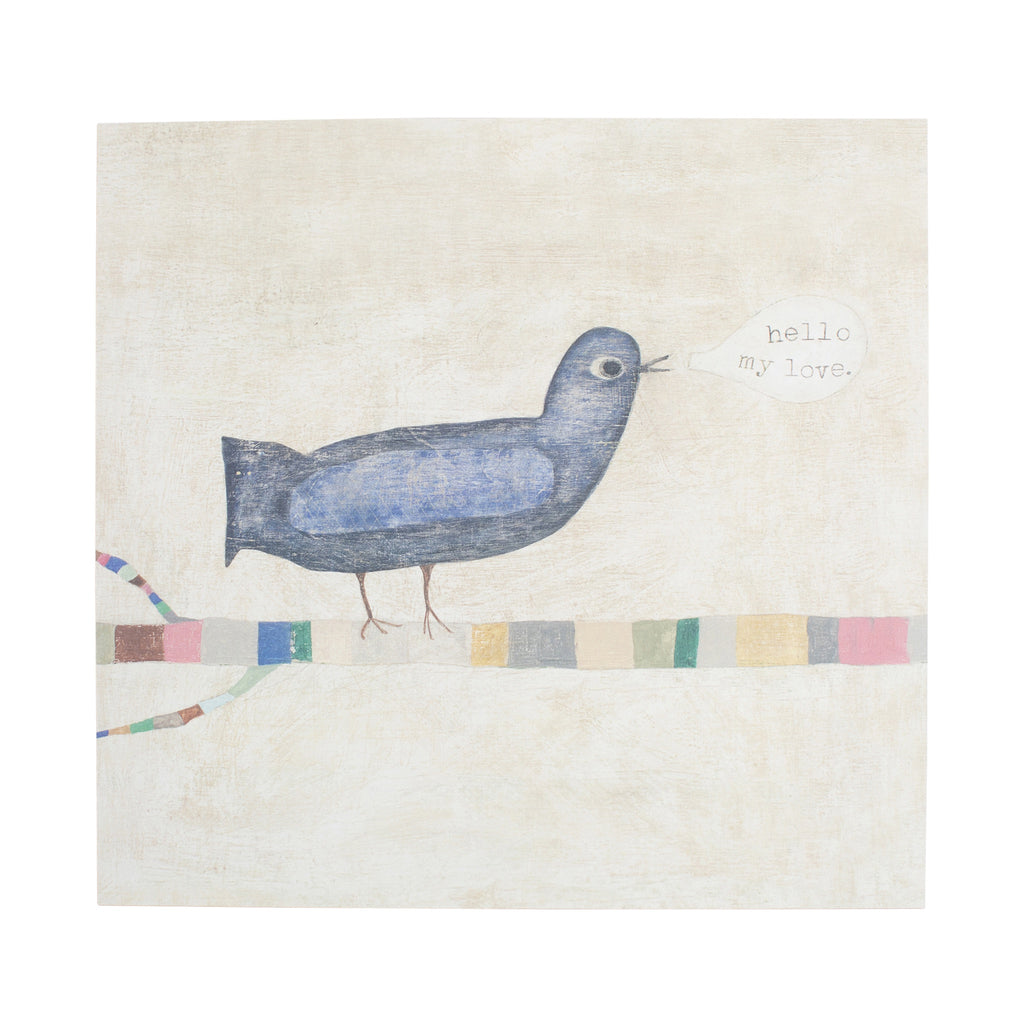 Hello, My Love Art Poster - 8x8