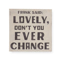 Frank Said Art Poster
