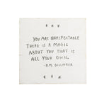 You Are Unrepeatable Art Poster - 12x12