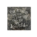 Your Attention Please Art Poster