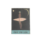Pray For Surf Art Poster - 12x16