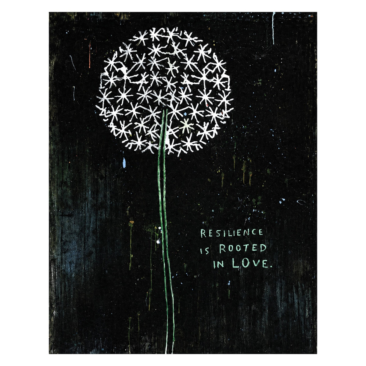 Resilience Is Rooted In Love Art Poster - 12x16