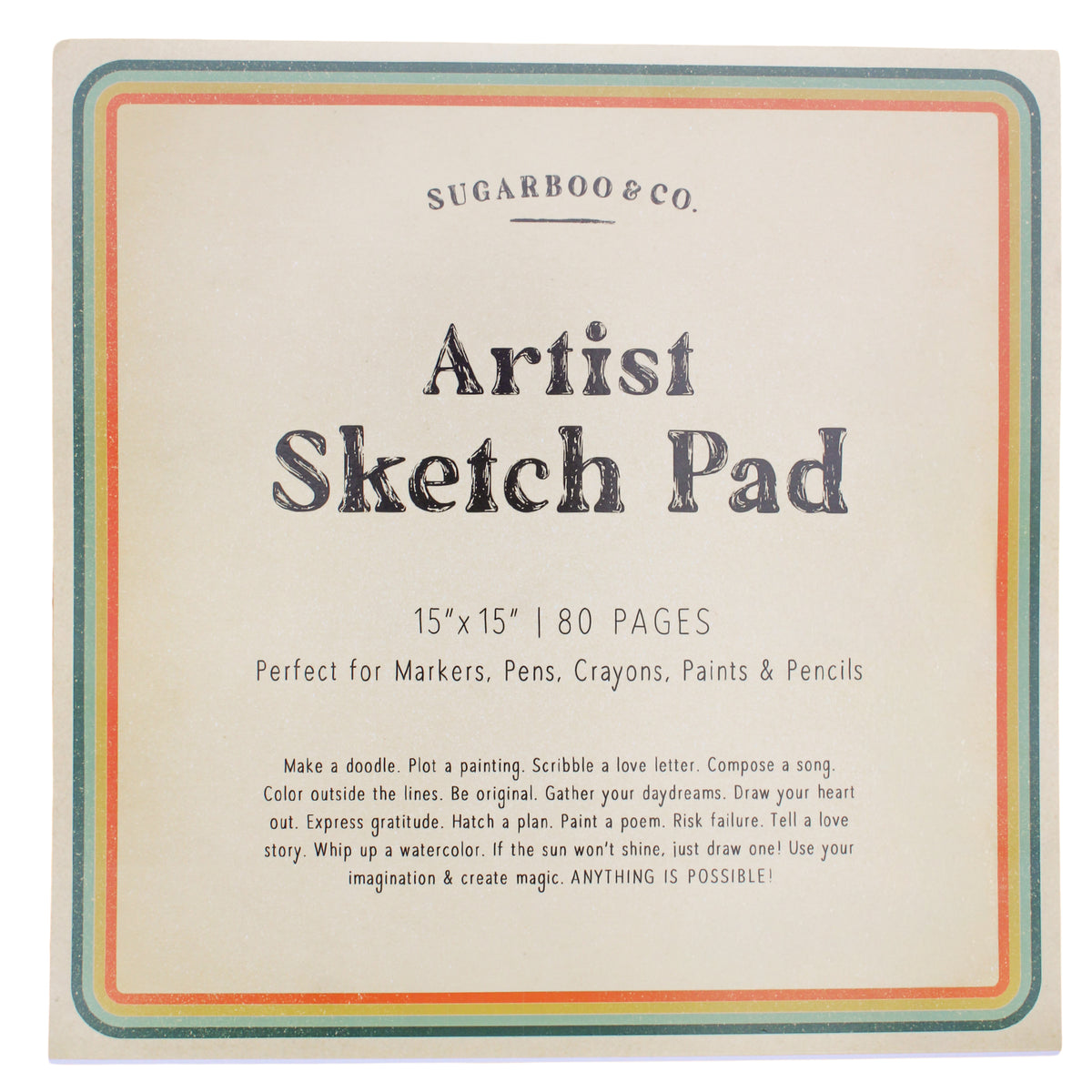 15x15 Artist Sketch Pad