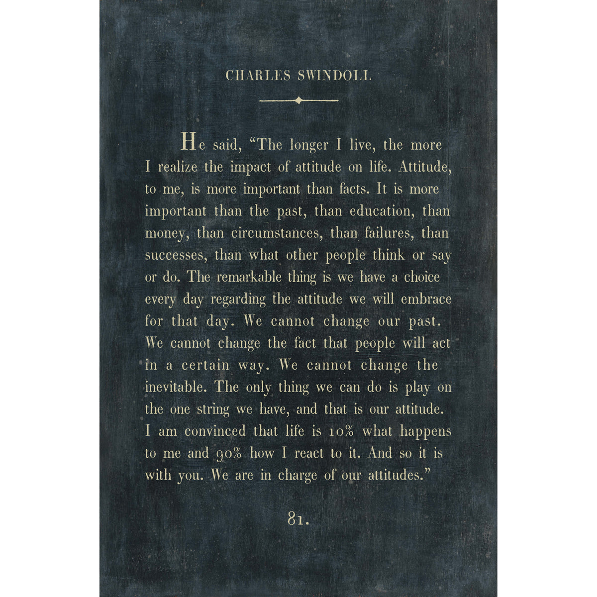 Charles Swindoll Art Tile