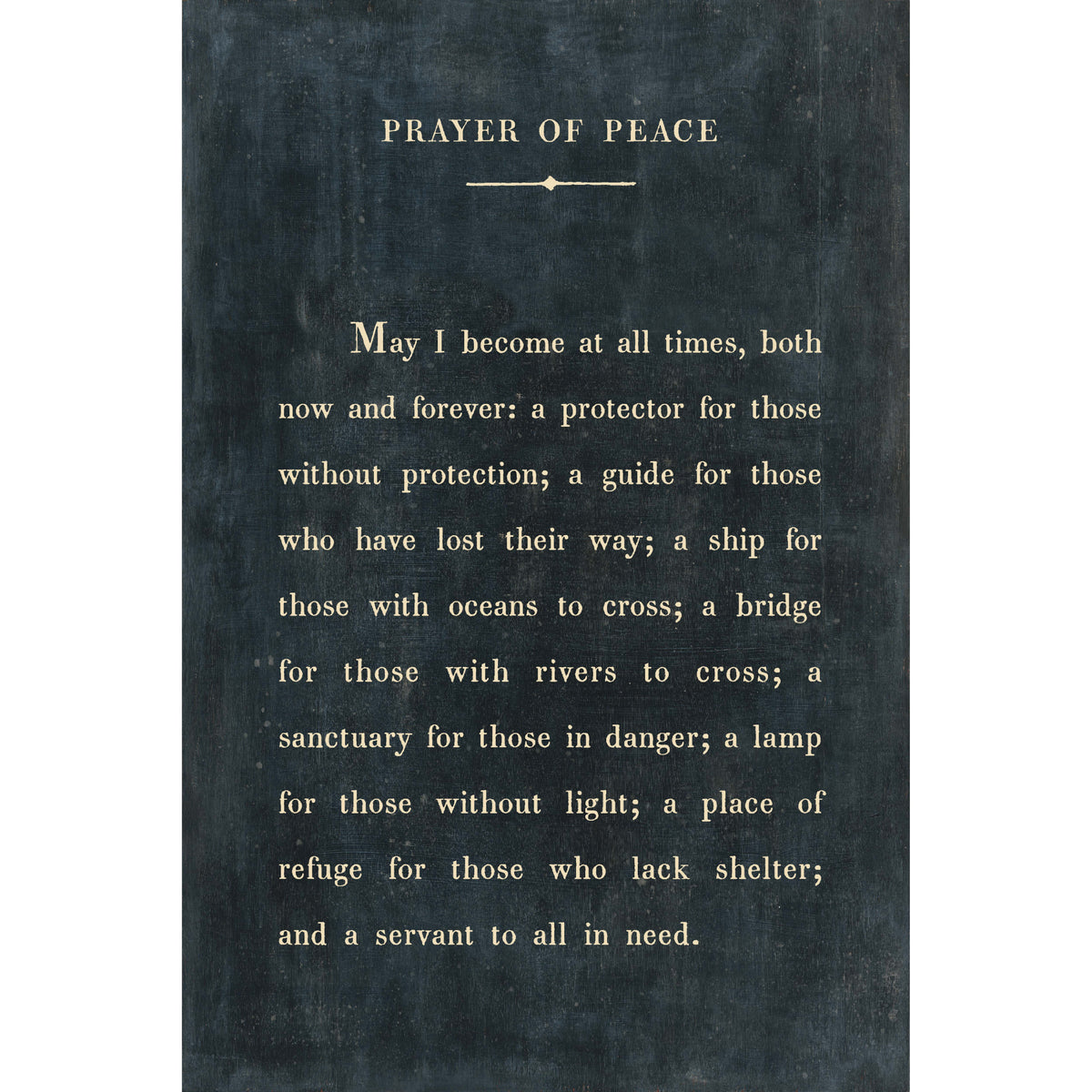 Prayer For Peace Art Tile