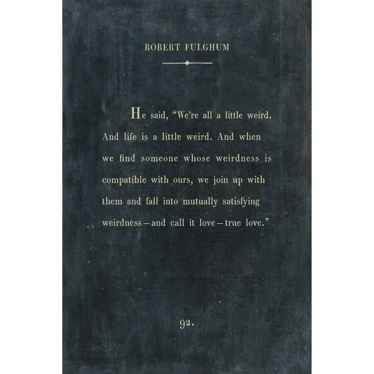 Robert Fulghum Art Tile