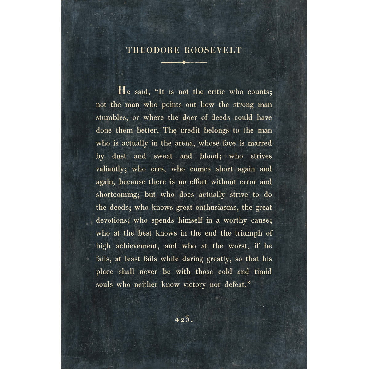 Theodore Roosevelt Art Tile