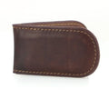 American Bison Oil Pull Up Leather Money Clip