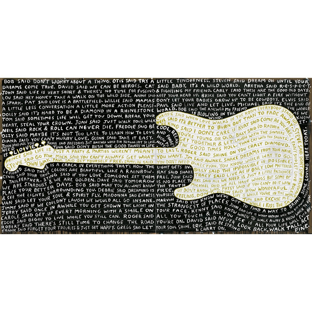 Legends Art Print in Black