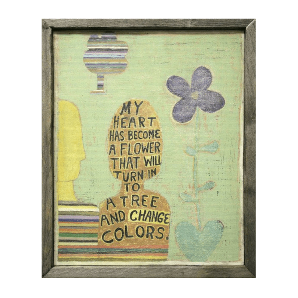 My Heart Has Become Art Print