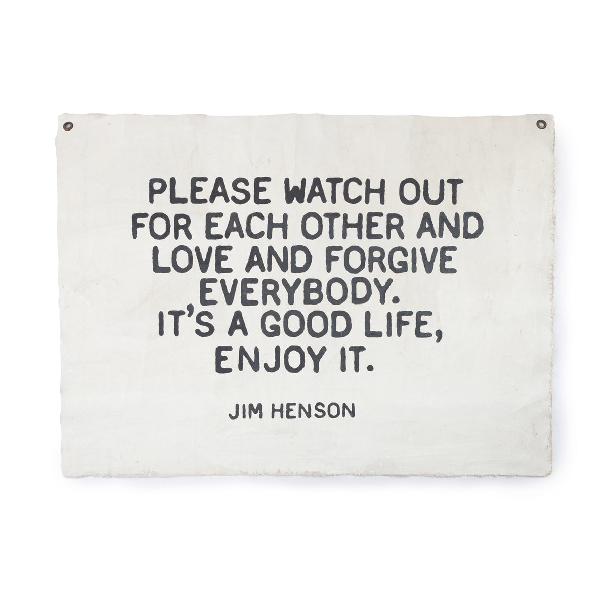 Jim Henson Hand Painted Wall Tarp - 48x36
