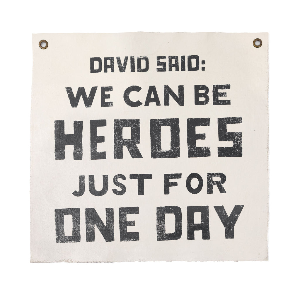 David Said Hand Painted Wall Tarp 25x25