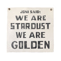 ***Joni Said Hand Painted Wall Tarp 25x25