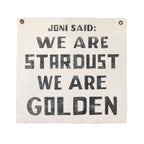 ***Joni Said Hand Painted Wall Tarp 25x25