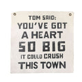 Tom Said Hand Painted Wall Tarp 25x25