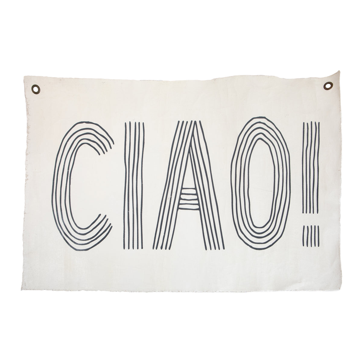 ***Ciao Hand Painted Wall Tarp - 37x25