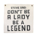 Stevie Said Hand Painted Wall Tarp 25x25