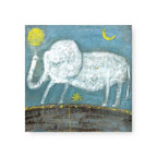Baby Elephant Art Tile