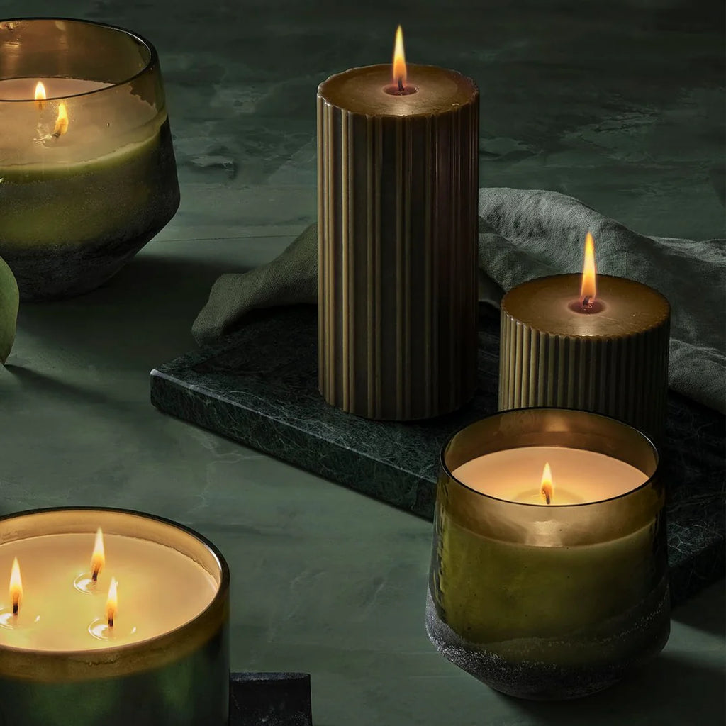 Balsam & Cedar Baltic Glass Candle - Small