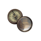 Compass with Leather Pouch