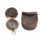 Steer By The Compass Of Your Soul with Leather Pouch