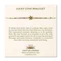Lucky Star Bracelet - Gold/ Peach